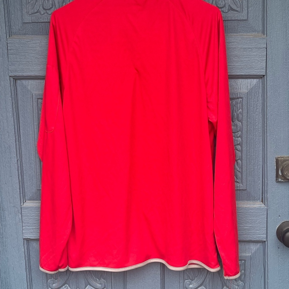 New Mexico Lobos Red Long Sleeve Quarter-Zip Shirt - Picture 4 of 6